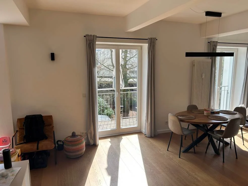 Die Villa an der Alster: Balkon im 2. Obergeschoss